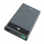   (Power Bank) 10000mAh Hoco J49 (5,0V - 2A, 2USB, Type-C, QC 3.0, LCD)  - avkmobile.ru - 