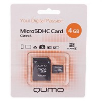 MicroSD 4GB Class6 QUMO - avkmobile.ru - 