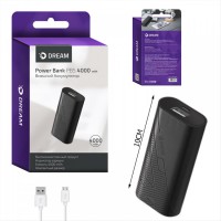   (Power Bank) 4000mA DREAM DRM-PB5-01 USB 1A  - avkmobile.ru - 